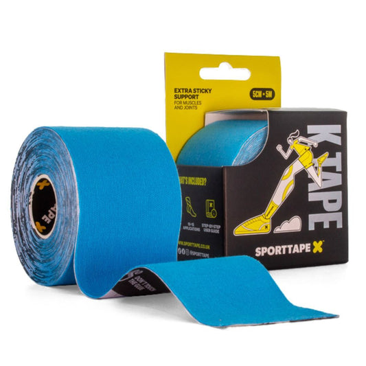 Kinesiology Tape (K Tape) 5cm x 5m Blue