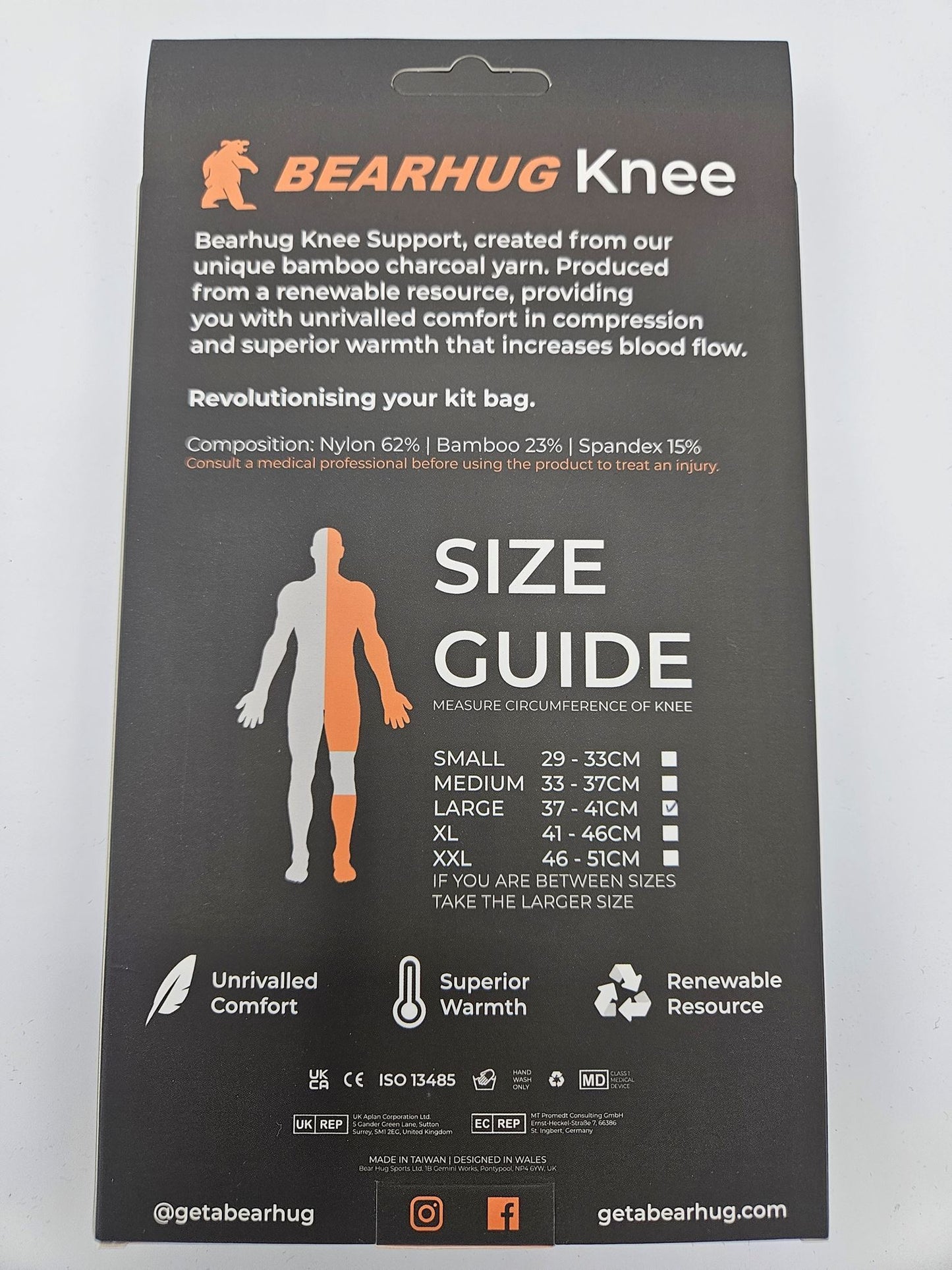 Bearhug - Knee Compression Support Sleeve
