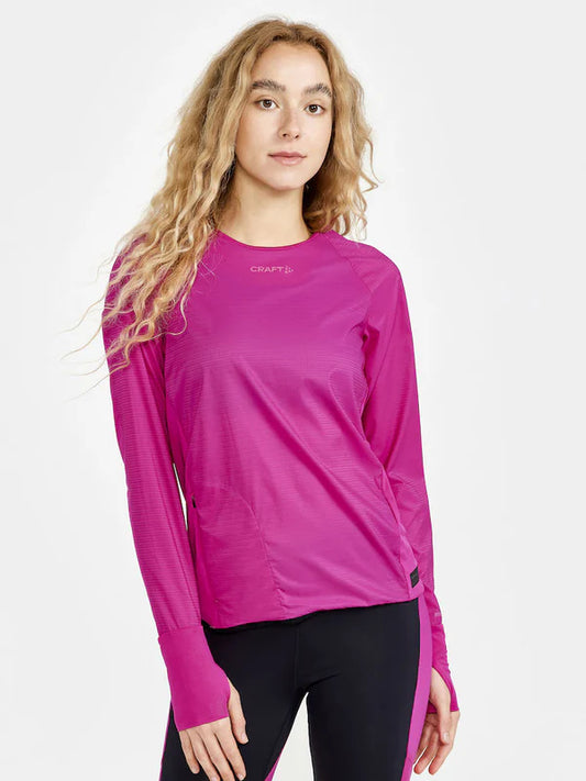 Craft PRO Hypervent LS Wind Top - Women