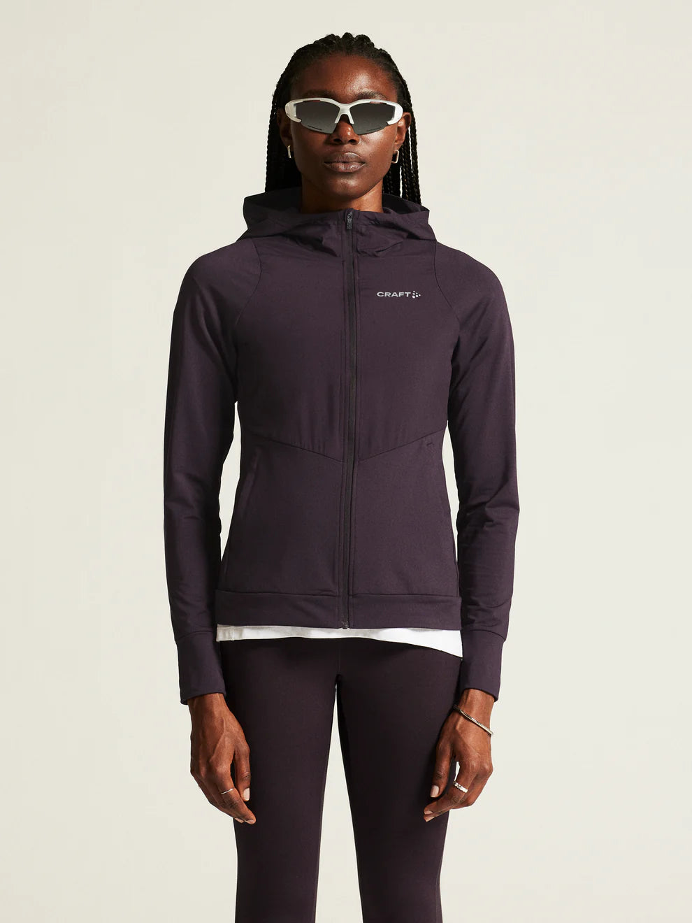 CRAFT ADV Essence Jersey Hood Jacket 2 - Plum