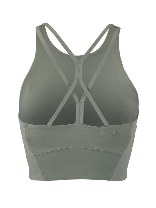 Craft Womens COLLECTIVE CROPPED SINGLET - LEAF