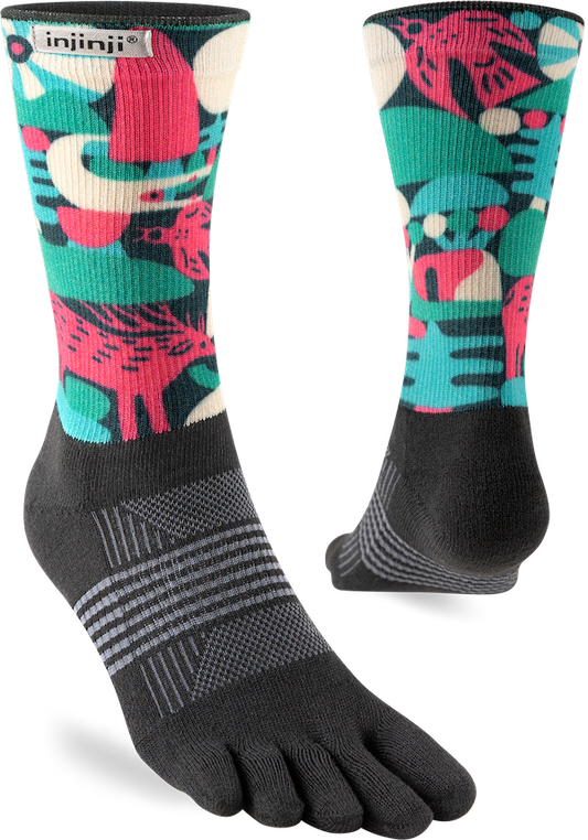 Injinji Artist designed Women's Trail Midweight Crew
