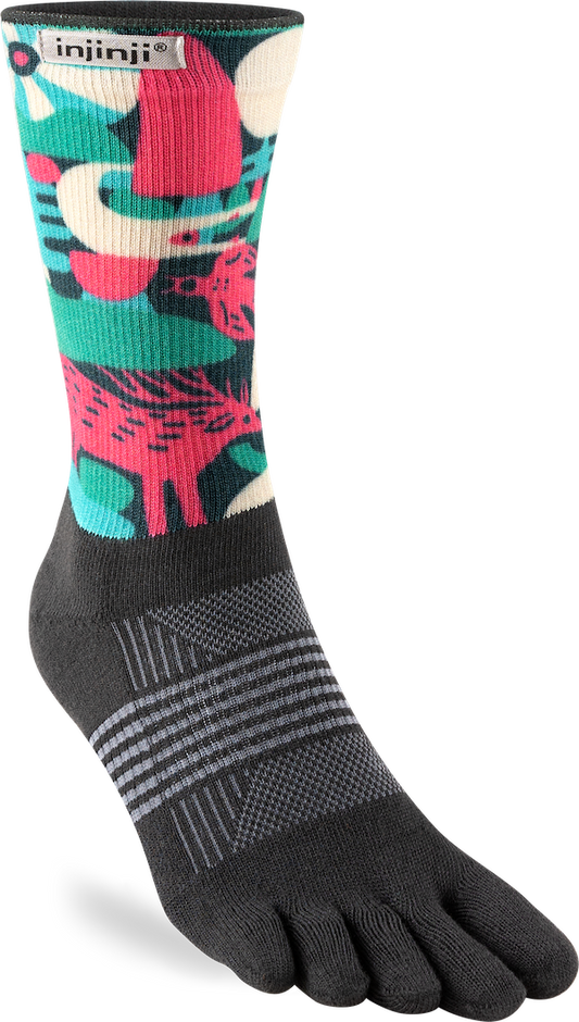 Injinji Artist designed Women's Trail Midweight Crew