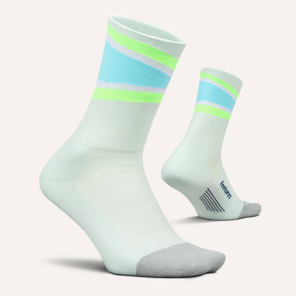 Feetures Elite Light Cushion Mini Crew - Mint Bounce