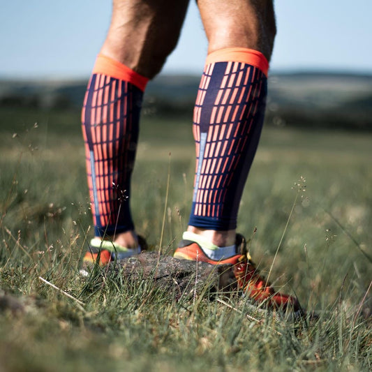 Sidas ULTRA LIGHT CALF GUARD - Black/Lime