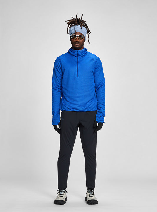 Janji M's AURAS Ultrafleece Hoodie - Cobalt