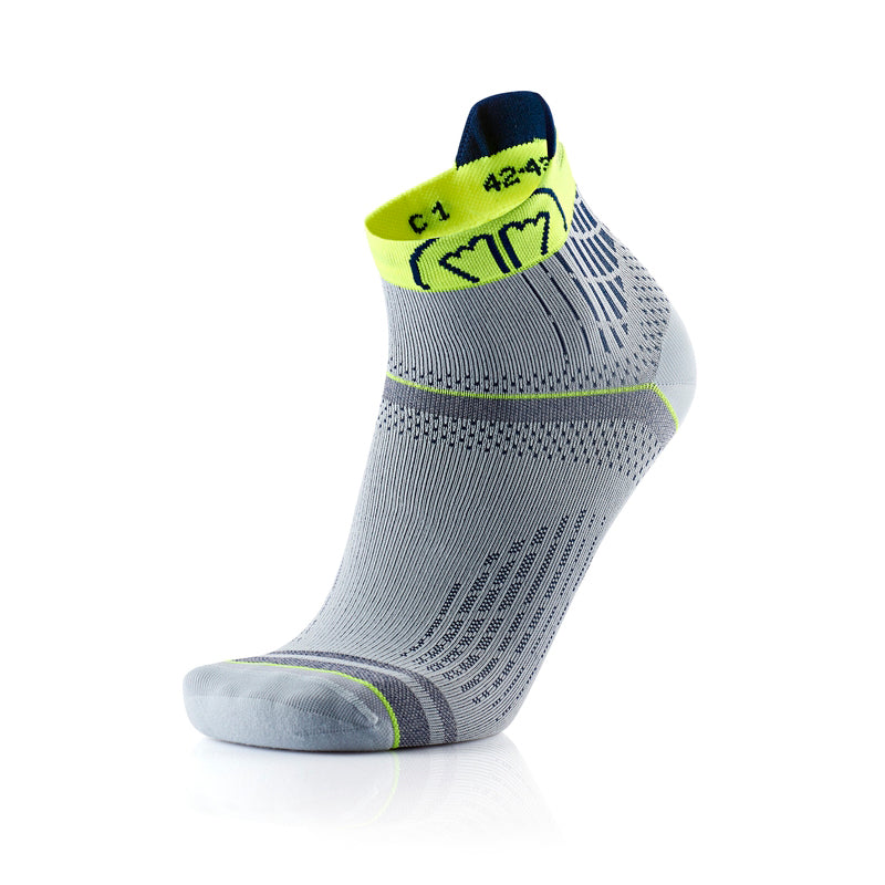 SIDAS RUN FEEL SOCKS (GR/YEL)