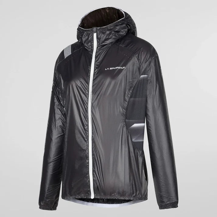 La Sportiva Briza Windbreaker Jacket Womens Carbon/Black