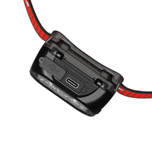 Fenix HL18R-T V2.0 Trail Running Headlamp - White and Black