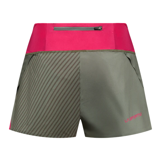 La Sportiva FLOW Womens 3" SHORT CYPRESS/AZALEA
