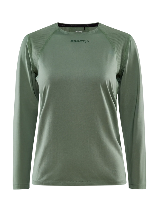 CRAFT ADVANCED ESSENCE LONG SLEEVE TEE WOMEN - THYME