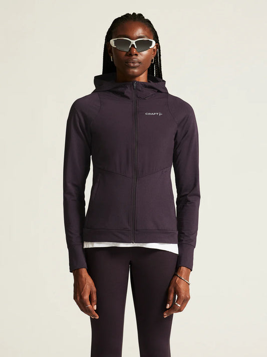 CRAFT ADV Essence Jersey Hood Jacket 2 - Plum