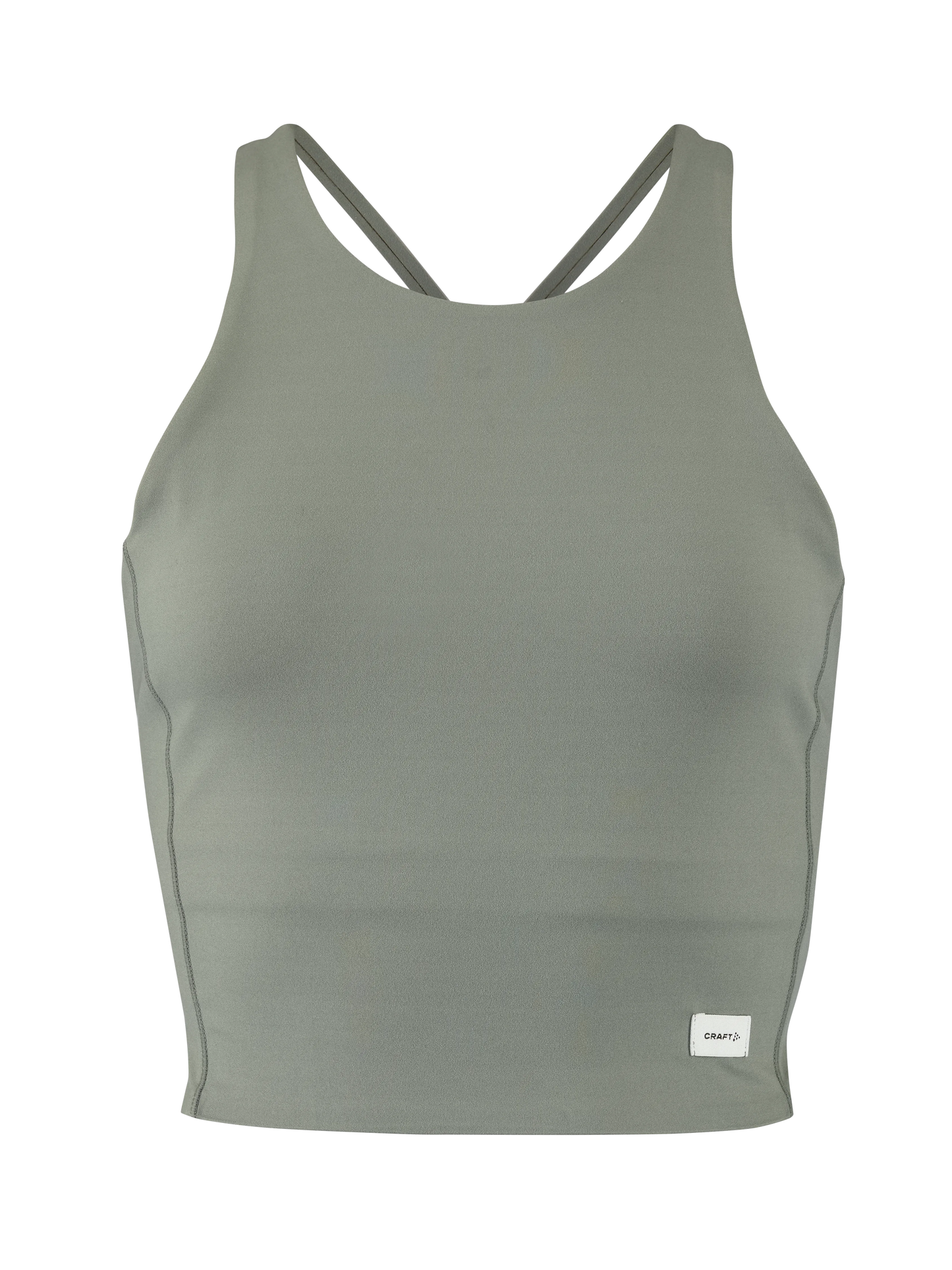 Craft Womens COLLECTIVE CROPPED SINGLET - LEAF