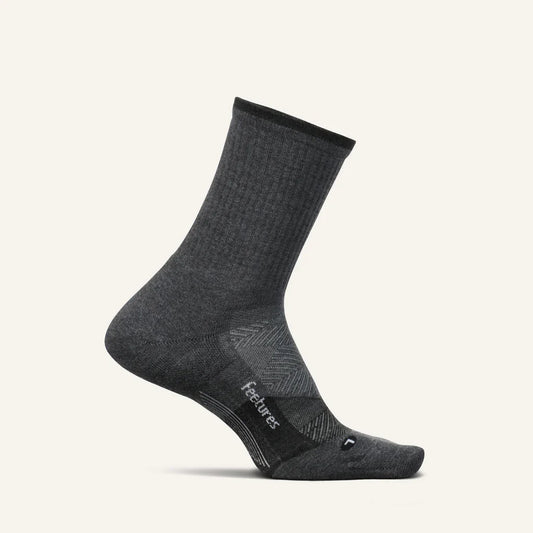 Feetures Trail Max Cushion Mini Crew - Grey