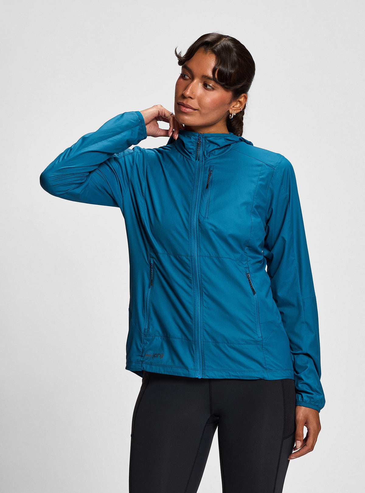Janji W's Zephyrunner Wind Shell - Tidal