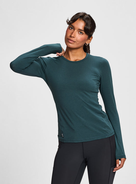 Janji W's Circa Daily Long Sleeve - Atlantis
