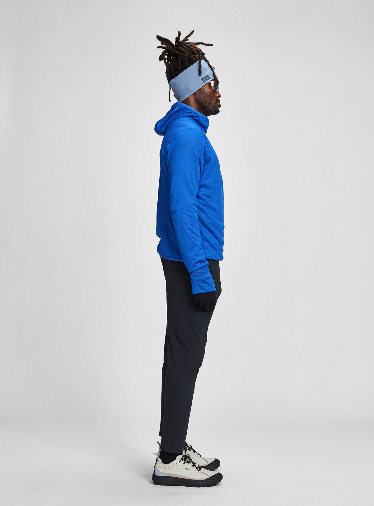 Janji M's AURAS Ultrafleece Hoodie - Cobalt