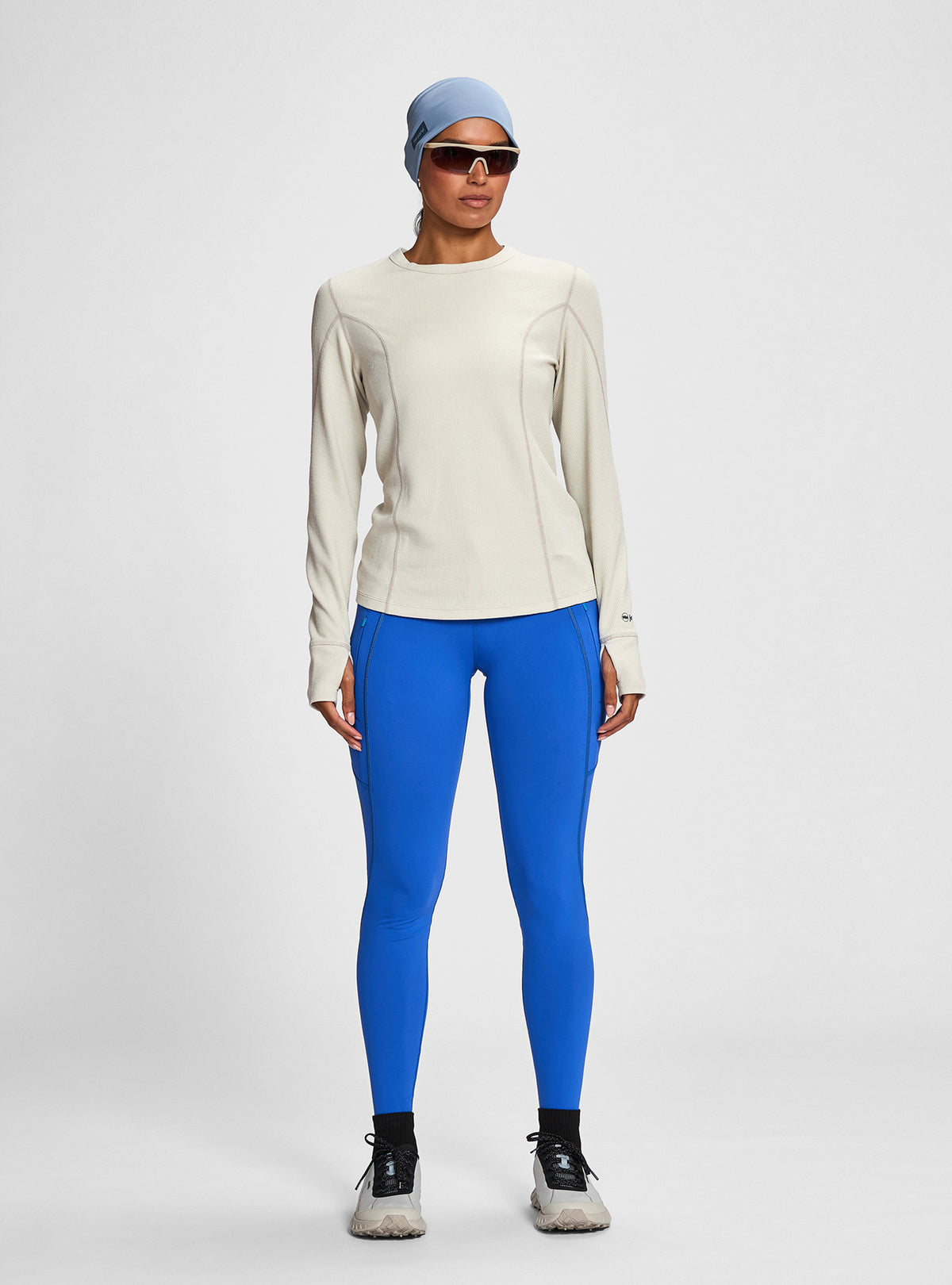 Janji W's Waffleloft Long Sleeve - Salt