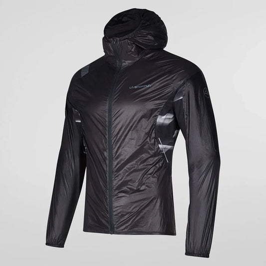 La Sportiva Blizzard Windbreaker Jacket Mens - Carbon/Black