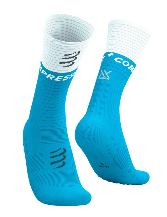 Compressport Mid Compression Socks V2.0 - Norse Blue/White
