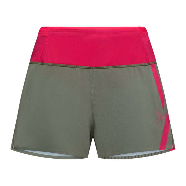 La Sportiva FLOW Womens 3" SHORT CYPRESS/AZALEA