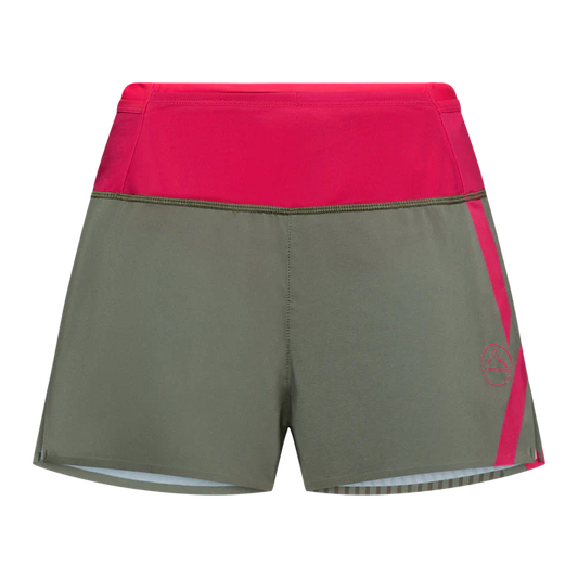 La Sportiva FLOW Womens 3" SHORT CYPRESS/AZALEA