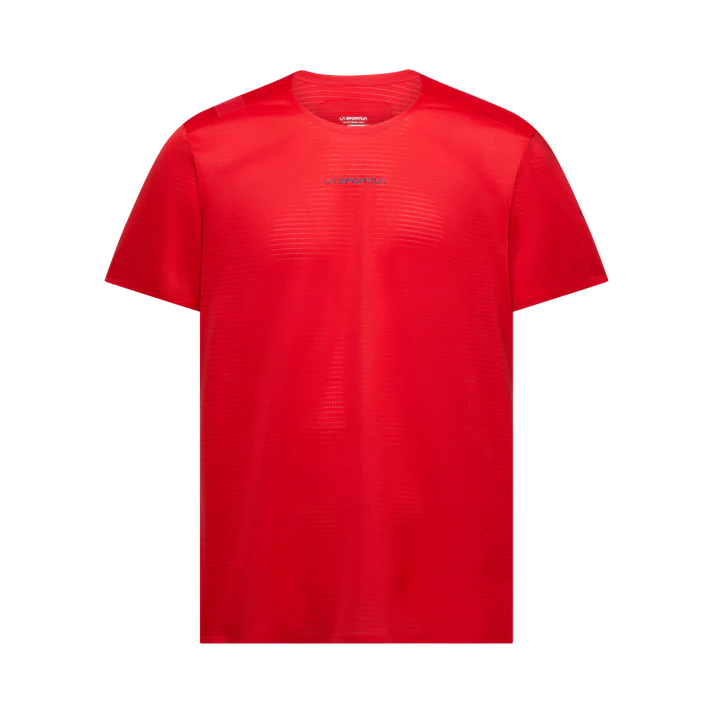 La Sportiva Mens PURE T-SHIRT - MOUNTAIN RED/NIGHT SKY